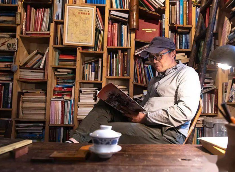 biblioteca libreria cinese