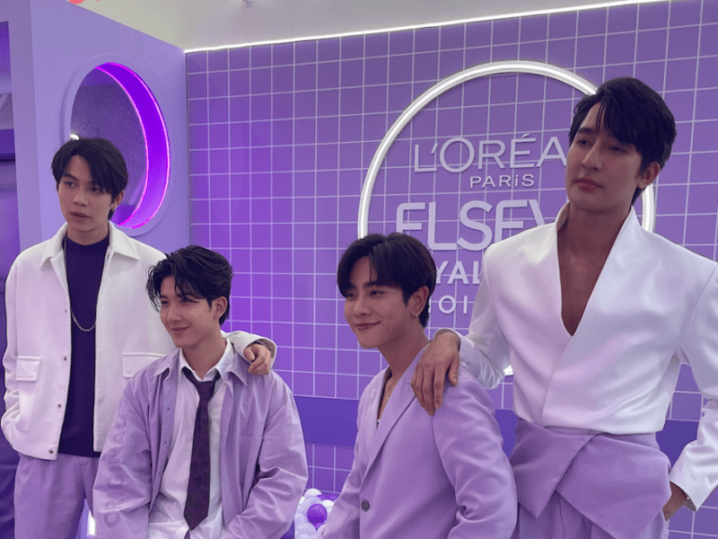 L’Oreal Paris lancia Hyaluron Moisture Hair Care. Presenti Araya Alberta Hargate e alcuni attori di&nbsp;GMMTV