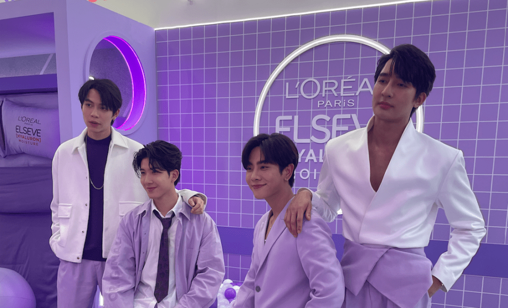 L’Oreal Paris lancia Hyaluron Moisture Hair Care. Presenti Araya Alberta Hargate e alcuni attori di&nbsp;GMMTV