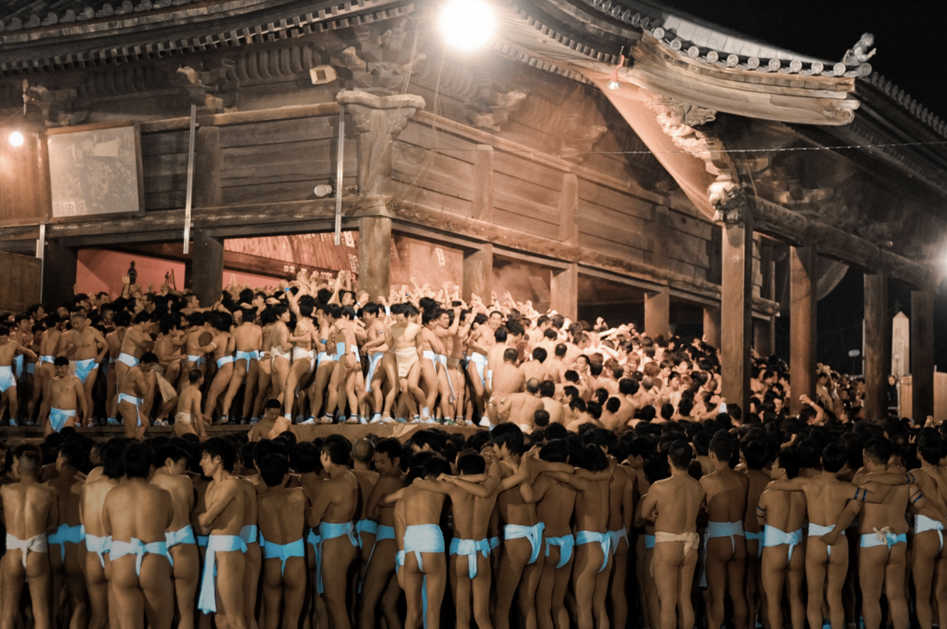Il festival degli uomini nudi in Giappone